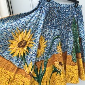 Van Gogh inspired skirt